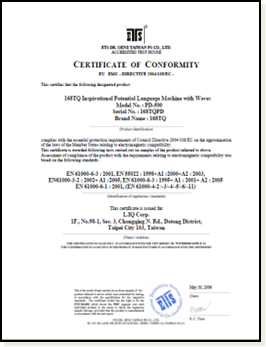 <span style="color:#000000;">PD-500 EMC COC</span>